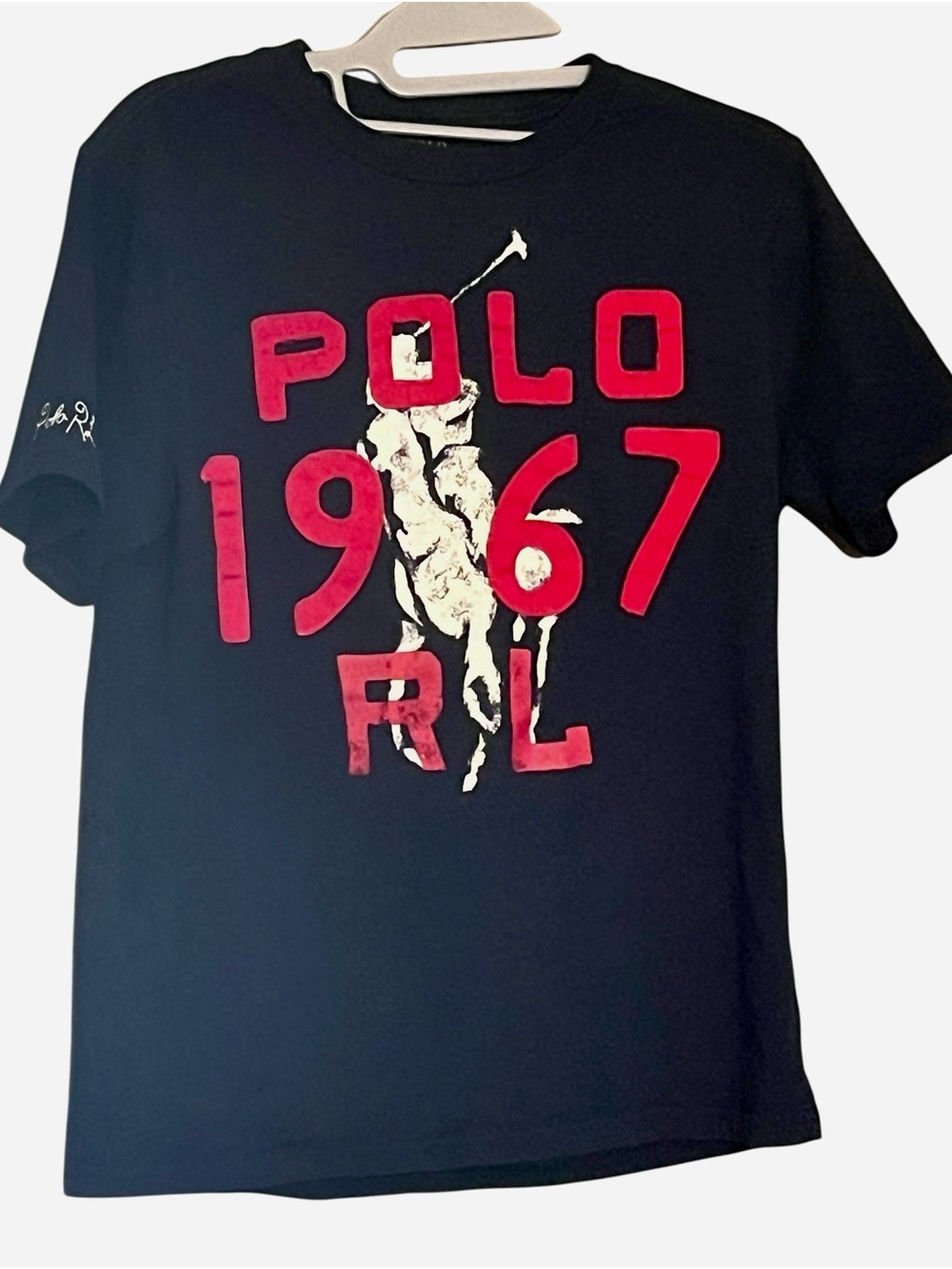Polo by Ralph Lauren Navy Short Sleeve Tee with Graphic
